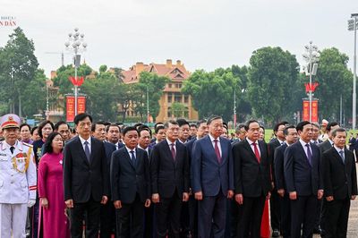 Tổng Bí thư, Chủ tịch nước Tô Lâm và Lãnh đạo Đảng, Nhà nước viếng lăng Chủ tịch Hồ Chí Minh