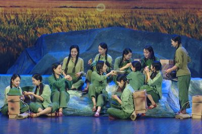 Tái hiện tượng đài ngã ba Đồng Lộc qua âm hưởng ví giặm