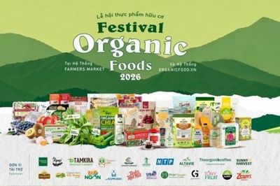 Organic Foods Festival 2026 lan tỏa thông điệp 'Hữu cơ cho tương lai'