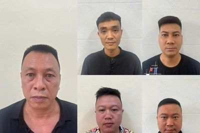 Công an xã Chương Dương bắt giữ 5 đối tượng đánh bạc trái phép
