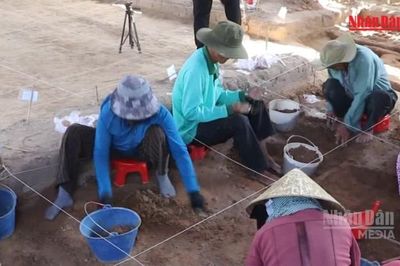 [Video] Phát hiện nhiều di chỉ, cổ vật giá trị sau khai quật Thành cổ Châu Sa