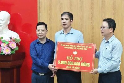 Ủy ban Trung ương Mặt trận Tổ quốc Việt Nam phân bổ 5 tỷ đồng hỗ trợ tỉnh Lai Châu