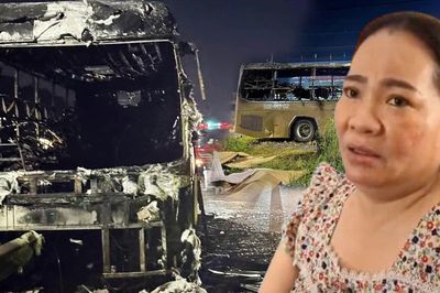 Nạn nhân vụ cháy xe khách khiến 7 người chết: Chỉ kịp ôm con lao ra khỏi xe