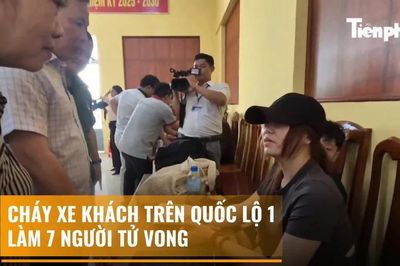 Vụ cháy xe khách ở Đồng Nai làm 7 người chết: Do tài xế ngủ gật