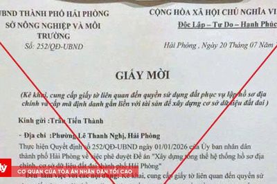 Cảnh báo giấy mời giả về đất đai gửi qua bưu điện để lừa đảo