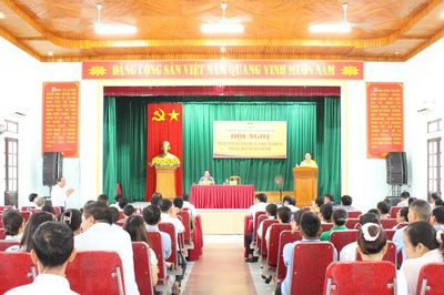 Đại biểu HĐND tỉnh Nghệ An khóa XIX tiếp xúc cử tri xã Quỳnh Anh sau Kỳ họp thứ 4