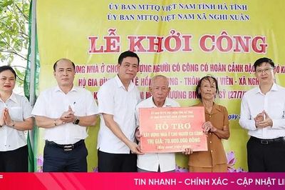 Khởi công, bàn giao nhà ở cho gia đình chính sách ở xã Nghi Xuân, Đức Thọ