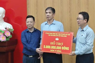 Ủy ban Trung ương MTTQ Việt Nam phân bổ 5 tỷ đồng hỗ trợ Lai Châu khắc phục hậu quả thiên tai