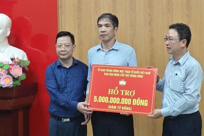 Ủy ban Trung ương MTTQ Việt Nam phân bổ 5 tỷ đồng hỗ trợ tỉnh Lai Châu