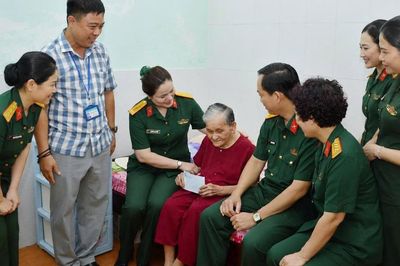 Ban Phụ nữ Quân đội và hành trình nghĩa tình tri ân
