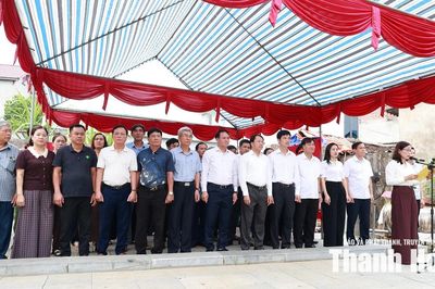 Xã Thiệu Hóa dâng hương tưởng niệm 267 năm ngày mất Hoàng đế Lê Ý Tông