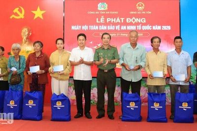 Công an tỉnh An Giang phát động Ngày hội toàn dân bảo vệ an ninh Tổ quốc năm 2026