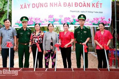 Khởi công xây nhà đại đoàn kết tại xã Thạnh Lộc
