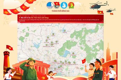 Thành đoàn Ðồng Nai ra mắt Bản đồ tri ân