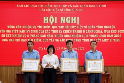 Đẩy mạnh công tác tìm kiếm, quy tập và xác định danh tính hài cốt liệt sĩ