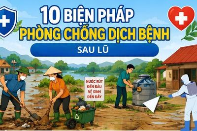 Phòng, chống dịch bệnh sau lũ