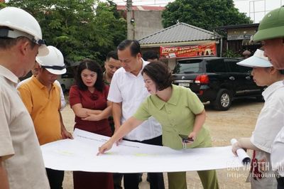 Kiểm tra tiến độ giải phóng mặt bằng dự án đường Lý Thái Tổ kéo dài