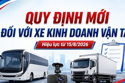 Quy định mới đối với xe kinh doanh vận tải