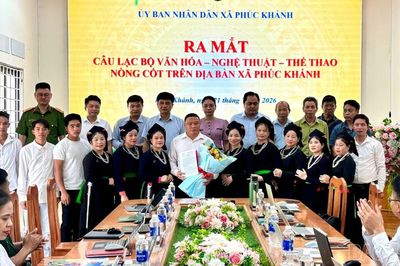 Xã Phúc Khánh ra mắt Câu lạc bộ Văn hóa - Nghệ thuật - Thể thao nòng cốt