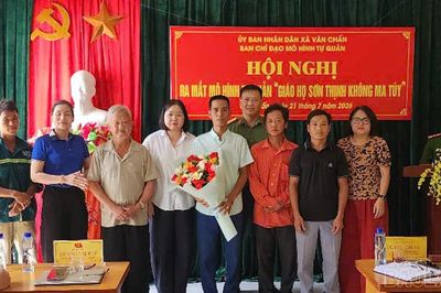 Văn Chấn ra mắt mô hình 'Giáo họ Sơn Thịnh không ma túy' tại thôn Sơn Lềnh