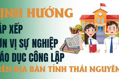 Định hướng sắp xếp đơn vị sự nghiệp giáo dục công lập tại Thái Nguyên