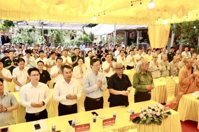 Ninh Bình: Lễ cầu siêu anh hùng liệt sĩ tại chùa Khai Trung và Nghĩa trang Liệt sĩ Văn Lý