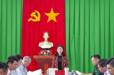 Đoàn ĐBQH tỉnh Đắk Lắk khảo sát việc thực hiện Luật Đất đai tại phường Tân An