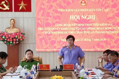 VKSND tối cao kiểm sát tại Cơ quan CSĐT Công an TP Đồng Nai