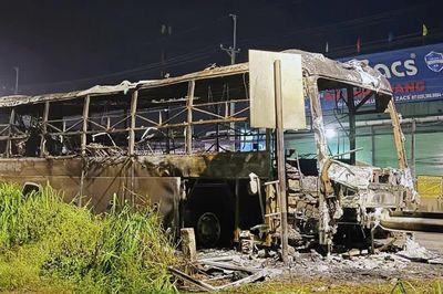 Cháy xe giường nằm 7 người tử vong ở Đồng Nai