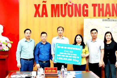 Lào Cai hỗ trợ Lai Châu 3 tỷ đồng khắc phục hậu quả lũ quét