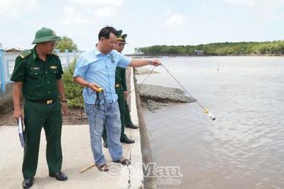 Khảo sát hiện trường sạt lở Trạm Kiểm soát biên phòng Hố Gùi