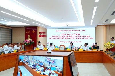 Lịch tiếp xúc cử tri sau kỳ họp của đại biểu HĐND thành phố Hà Nội (đợt 1)