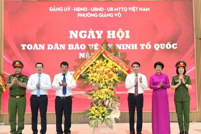 Xây dựng 'phường đáng sống' từ sức mạnh phong trào 'Toàn dân bảo vệ an ninh Tổ quốc'