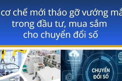 Infographic: 6 cơ chế mới tháo gỡ vướng mắc trong đầu tư, mua sắm cho chuyển đổi số