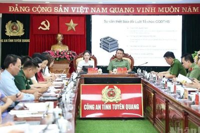 Công an tỉnh Tuyên Quang lấy ý kiến tham gia đối với các dự án luật, nghị quyết do Bộ Công an chủ trì soạn thảo