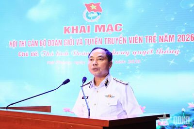 21 đội tham gia Hội thi cán bộ đoàn giỏi và tuyên truyền viên trẻ năm 2026 cấp Quân chủng Hải quân