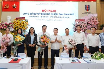 Ngân hàng Nhà nước bổ nhiệm 4 lãnh đạo chủ chốt Trường Đại học Ngân hàng TPHCM