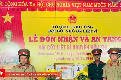 Đưa liệt sĩ trở về quê hương sau hơn 60 năm xa cách