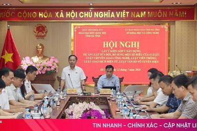 Góp ý xây dựng Dự án Luật sửa đổi, bổ sung một số điều của 4 luật