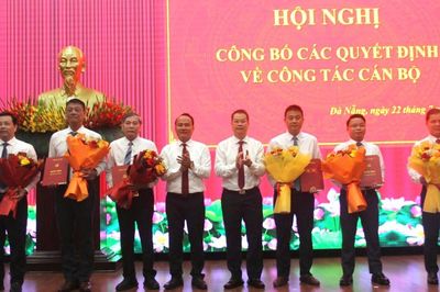 Đà Nẵng điều động, bổ nhiệm nhiều cán bộ chủ chốt