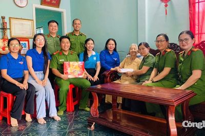 Chuỗi hoạt động tri ân ý nghĩa của tuổi trẻ Công an TP Cần Thơ