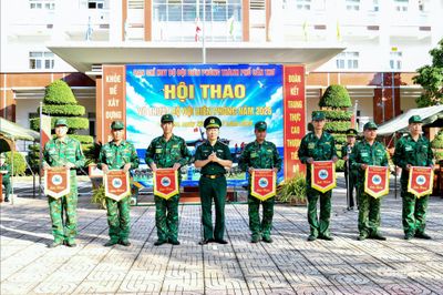 Sôi nổi Hội thao võ thuật BĐBP TP Cần Thơ năm 2026