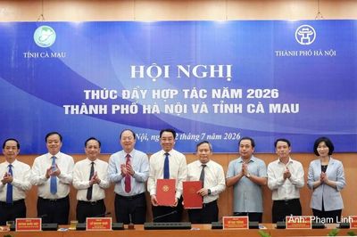Hà Nội và Cà Mau thúc đẩy hợp tác toàn diện trên nhiều lĩnh vực