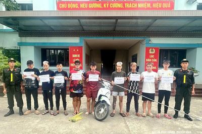 Kịp thời ngăn chặn vụ hỗn chiến giữa hai nhóm thanh thiếu niên