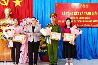 Xã Óc Eo chọn 5 tác phẩm dự thi chính luận cấp tỉnh