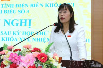 Tổ đại biểu số 3 HĐND tỉnh tiếp xúc cử tri tại xã Núa Ngam
