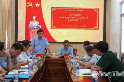 Xã Lai Vung tập trung thực hiện tốt công tác xây dựng Đảng, xây dựng hệ thống chính trị