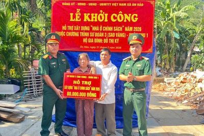 Xã Ân Hảo hỗ trợ xây dựng 'Nhà ở chính sách' cho con liệt sĩ