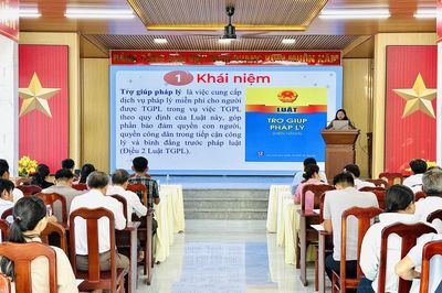 Xã Nam Cam Ranh: Hơn 50 hòa giải viên được tập huấn nâng cao kiến thức, kỹ năng