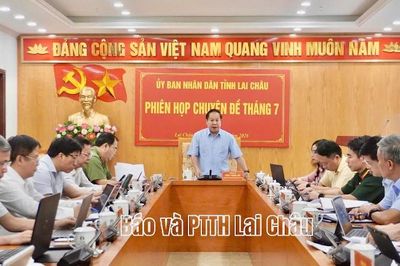 Phiên họp chuyên đề UBND tỉnh tháng 7